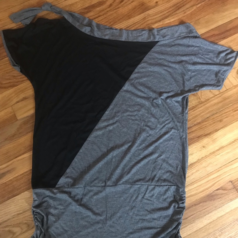 NWT Black and Grey Top